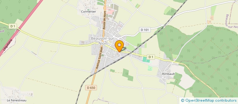localisation de l'entreprise MONSIEUR FRANCOIS LE PAPE  BEAUVOIR-SUR-NIORT