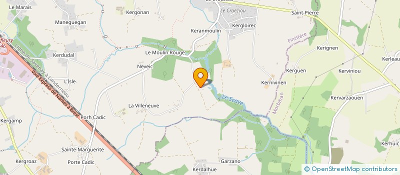 localisation de l'entreprise MONSIEUR FRANCOIS LE ROUX  REDENE