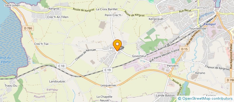 localisation de l'entreprise MONSIEUR FRANCOIS LE ROUX  PAIMPOL