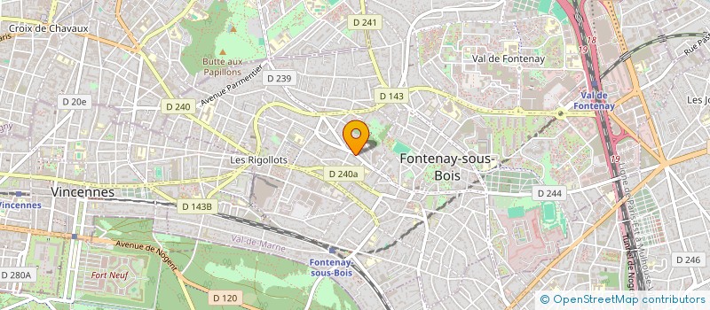 localisation de l'entreprise MONSIEUR FRANCOIS LE SAUX à FONTENAY-SOUS-BOIS