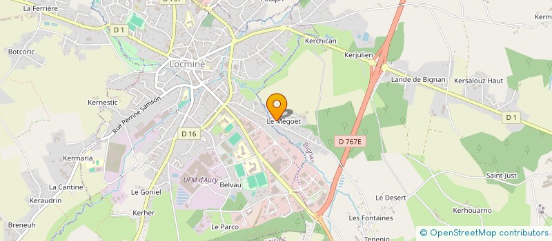 localisation de l'entreprise MONSIEUR FRANCOIS LE STER  BIGNAN