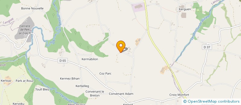 localisation de l'entreprise MONSIEUR FRANCOIS LE YAOUANC  LA ROCHE-JAUDY