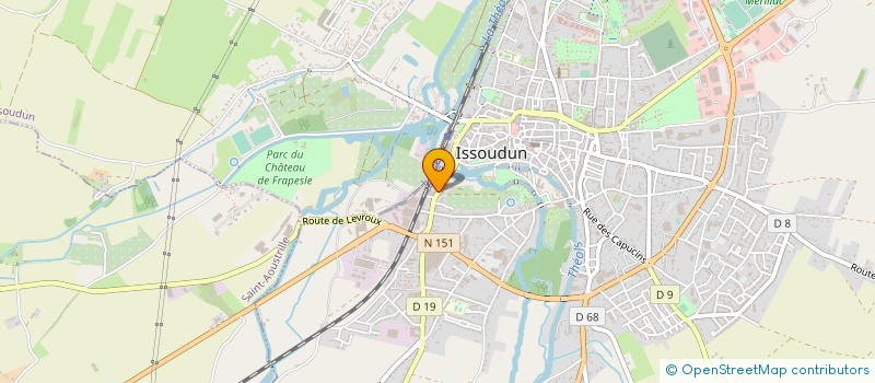 localisation de l'entreprise MONSIEUR FRANCOIS LEBAS à ISSOUDUN
