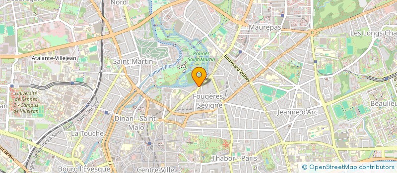 localisation de l'entreprise MONSIEUR FRANCOIS LEBAS  RENNES