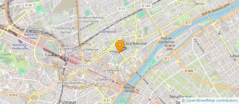 localisation de l'entreprise MONSIEUR FRANCOIS LEBE à COURBEVOIE