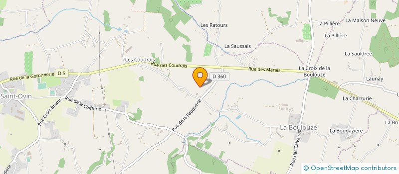 localisation de l'entreprise MONSIEUR FRANCOIS LEBEURRIER à SAINT-OVIN