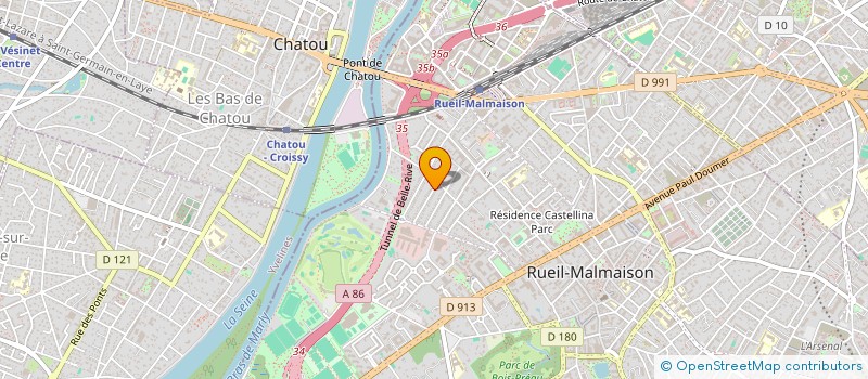 localisation de l'entreprise MONSIEUR FRANCOIS LEBLANC à RUEIL-MALMAISON