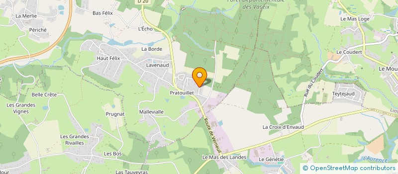 localisation de l'entreprise MONSIEUR FRANCOIS LEBLOIS à VERNEUIL-SUR-VIENNE