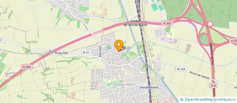 localisation de l'entreprise MONSIEUR FRANCOIS LEBOLD  VENDENHEIM