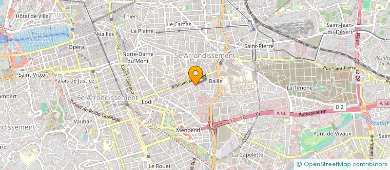 localisation de l'entreprise MONSIEUR FRANCOIS LEBORDAIS  MARSEILLE