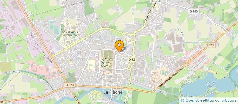 localisation de l'entreprise MONSIEUR FRANCOIS LEBRETON à LA FLECHE
