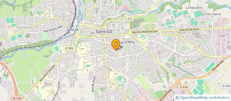 localisation de l'entreprise MONSIEUR FRANCOIS LEBRUN  SAINT-LO