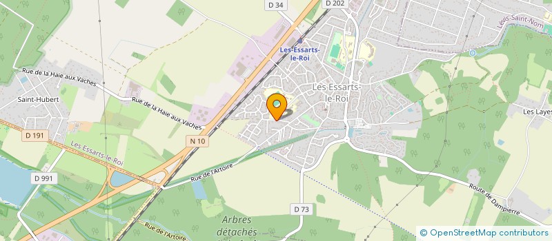 localisation de l'entreprise MONSIEUR FRANCOIS LEBRUN  LES ESSARTS-LE-ROI