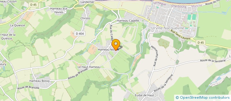 localisation de l'entreprise MONSIEUR FRANCOIS LEBRUN  LA HAGUE