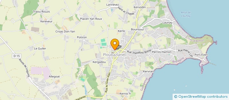 localisation de l'entreprise MONSIEUR FRANCOIS LEC HVIEN à PLOUBAZLANEC