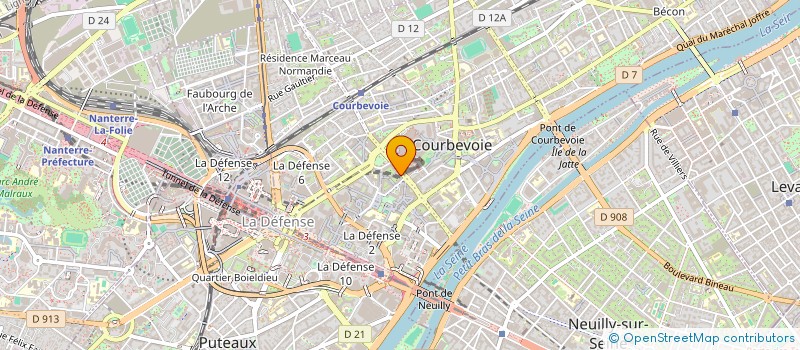 localisation de l'entreprise MONSIEUR FRANCOIS LECAS à COURBEVOIE