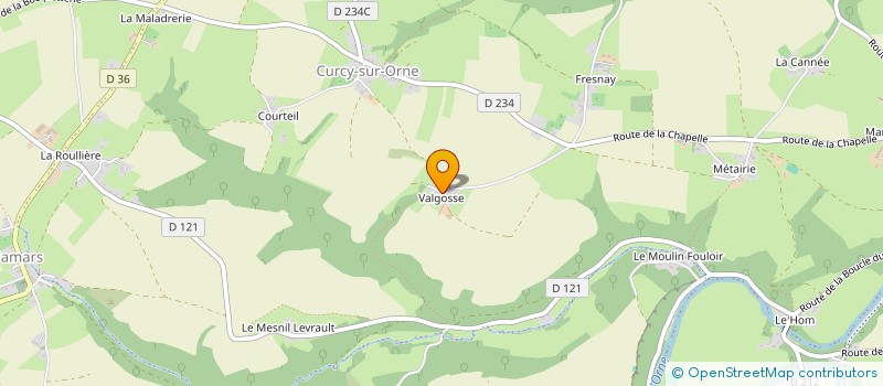 localisation de l'entreprise MONSIEUR FRANCOIS LECERF  THURY-HARCOURT-LE-HOM