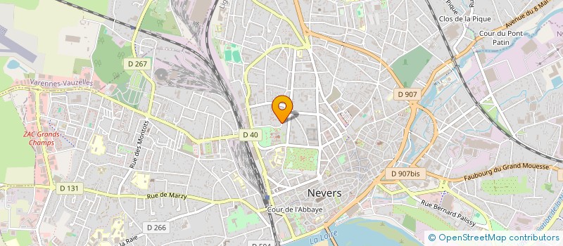 localisation de l'entreprise MONSIEUR FRANCOIS LECHAT à NEVERS
