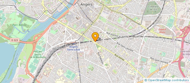 localisation de l'entreprise MONSIEUR FRANCOIS LECHERTIER à ANGERS