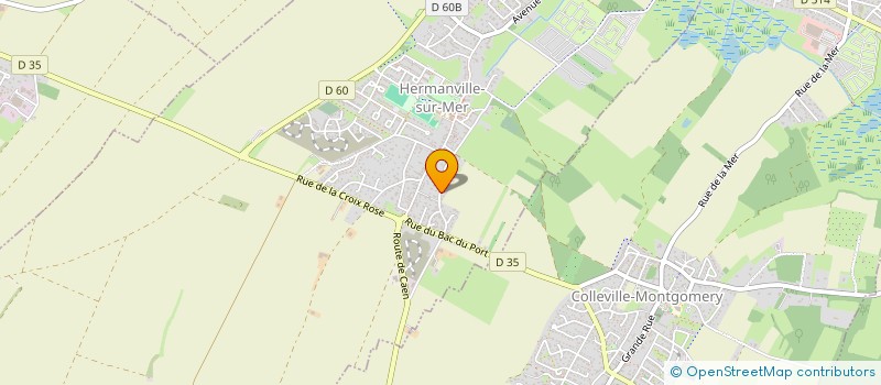 localisation de l'entreprise MONSIEUR FRANCOIS LECHEVALIER  COLLEVILLE-MONTGOMERY