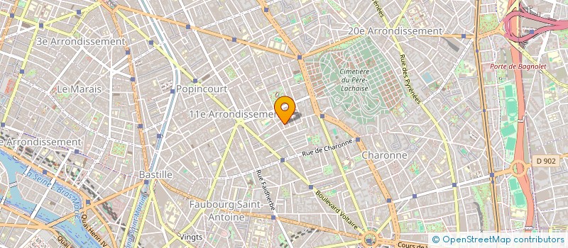 localisation de l'entreprise MONSIEUR FRANCOIS LECLERCQ  PARIS