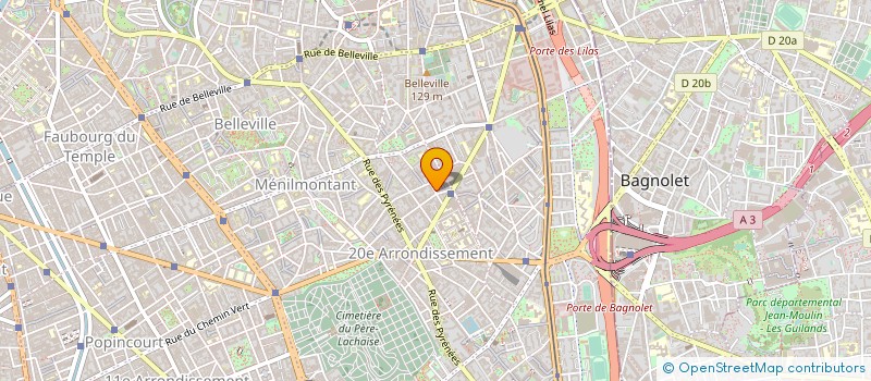 localisation de l'entreprise MONSIEUR FRANCOIS LECLINCHE  PARIS