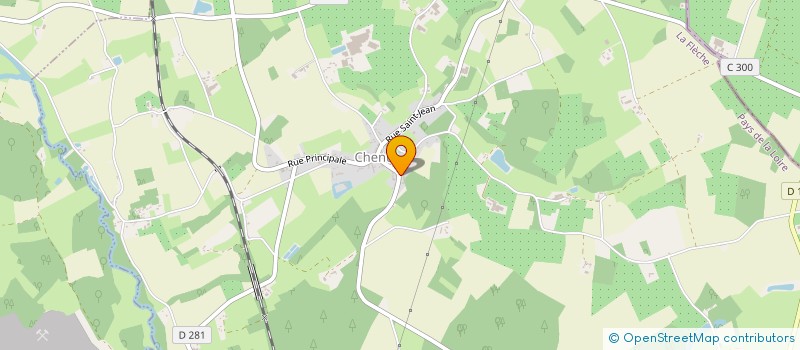 localisation de l'entreprise MONSIEUR FRANCOIS LECLOUX  CHENU