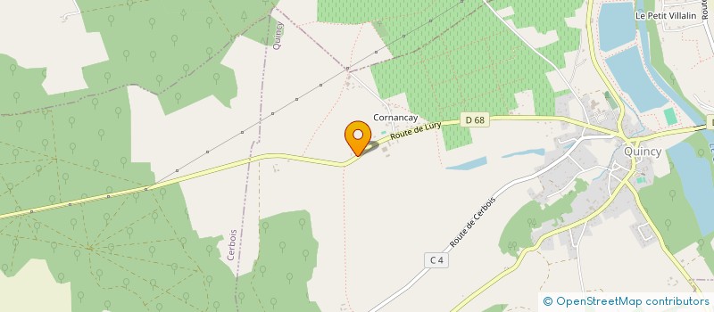 localisation de l'entreprise MONSIEUR FRANCOIS LECOINTRE  QUINCY