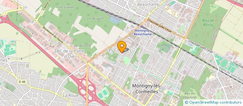 localisation de l'entreprise MONSIEUR FRANCOIS LECOMTE  HERBLAY-SUR-SEINE