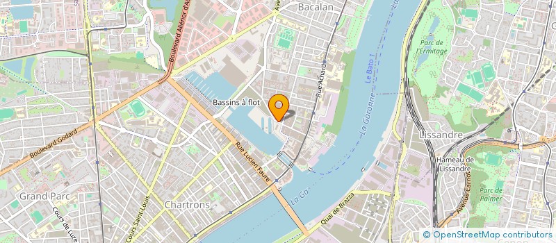 localisation de l'entreprise MONSIEUR FRANCOIS LECOMTE  BORDEAUX