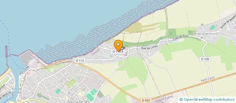 localisation de l'entreprise MONSIEUR FRANCOIS LECOQ  DIEPPE