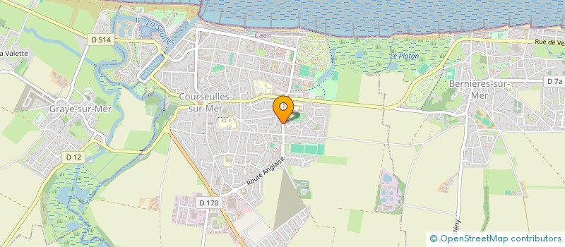 localisation de l'entreprise MONSIEUR FRANCOIS LECOQ  COURSEULLES-SUR-MER