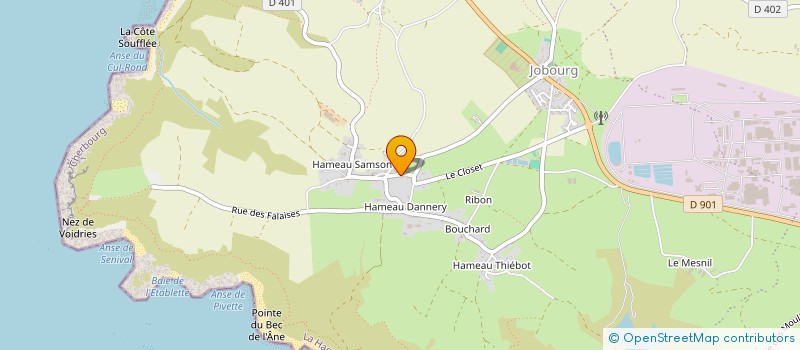 localisation de l'entreprise MONSIEUR FRANCOIS LECOUVEY  LA HAGUE