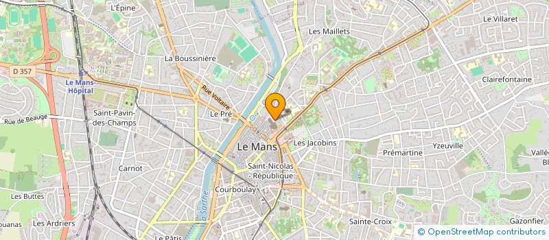 localisation de l'entreprise MONSIEUR FRANCOIS LEDRU  LE MANS