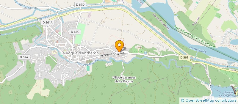 localisation de l'entreprise MONSIEUR FRANCOIS LEFEBVRE  LA ROQUE-D'ANTHERON