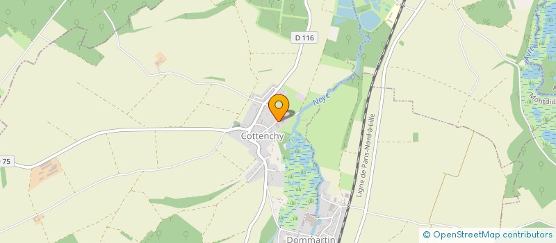 localisation de l'entreprise MONSIEUR FRANCOIS LEFEBVRE  COTTENCHY