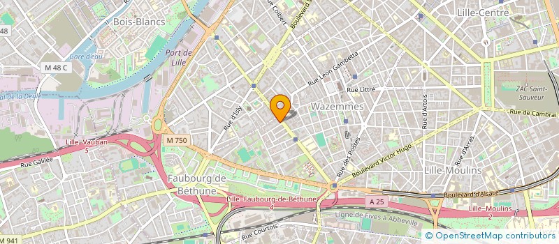 localisation de l'entreprise MONSIEUR FRANCOIS LEFEBVRE à LILLE