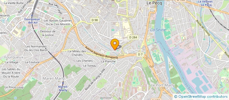 localisation de l'entreprise MONSIEUR FRANCOIS LEFEBVRE  SAINT-GERMAIN-EN-LAYE