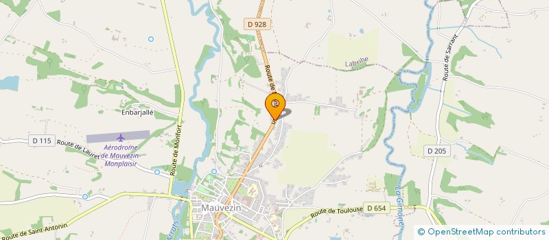 localisation de l'entreprise MONSIEUR FRANCOIS LEFEVRE  SOLOMIAC