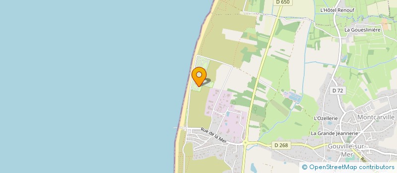 localisation de l'entreprise MONSIEUR FRANCOIS LEFIEUX  GOUVILLE-SUR-MER