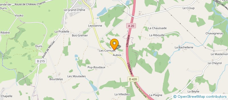 localisation de l'entreprise MONSIEUR FRANCOIS LEFLERS  MAGNAC-BOURG