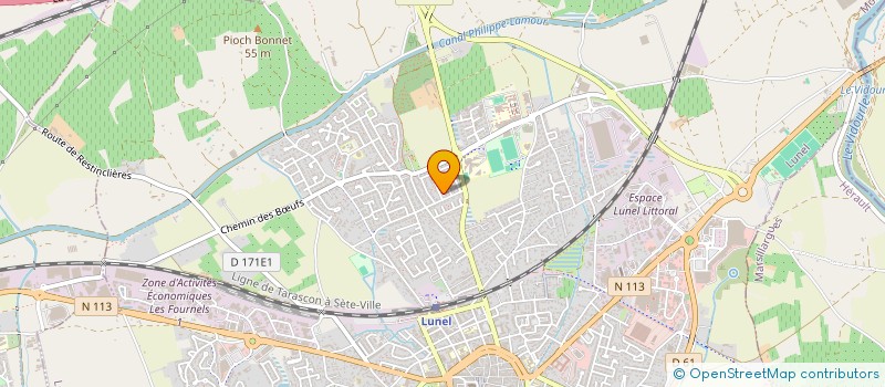 localisation de l'entreprise MONSIEUR FRANCOIS LEGAIGNOUX à LUNEL
