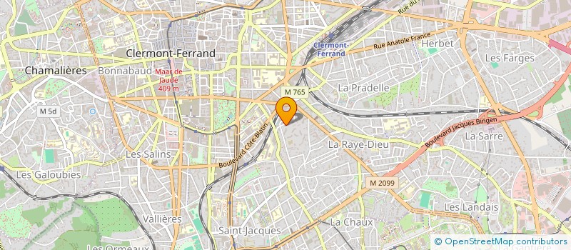 localisation de l'entreprise MONSIEUR FRANCOIS LEGATE  CLERMONT-FERRAND