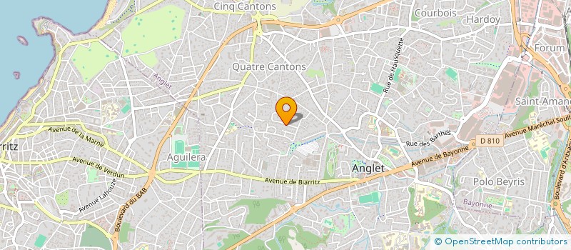 localisation de l'entreprise MONSIEUR FRANCOIS LEGAZ à ANGLET