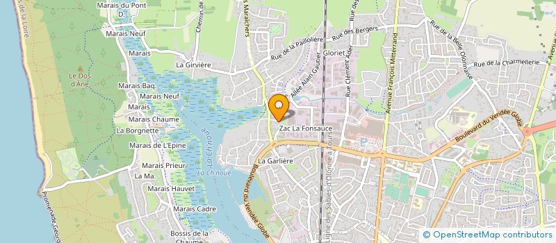 localisation de l'entreprise MONSIEUR FRANCOIS LEGE à LES SABLES D'OLONNE