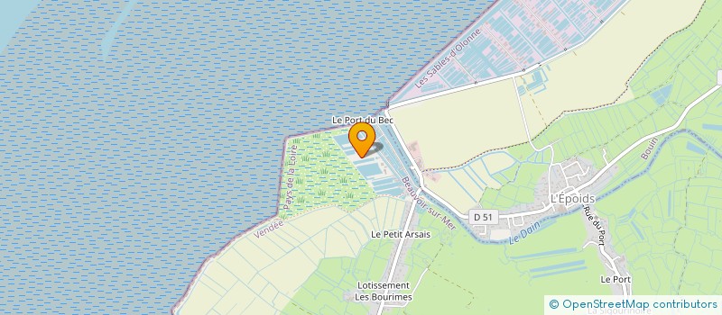 localisation de l'entreprise MONSIEUR FRANCOIS LEGER à BEAUVOIR-SUR-MER