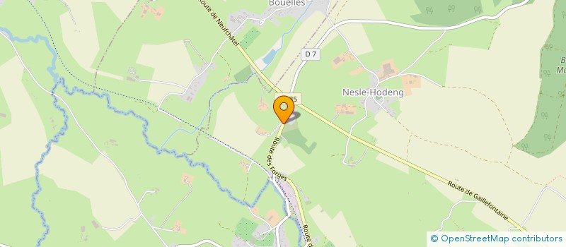 localisation de l'entreprise MONSIEUR FRANCOIS LEGER  NESLE-HODENG