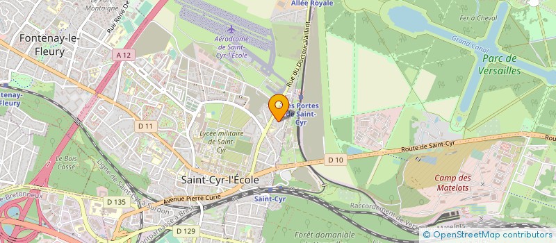 localisation de l'entreprise MONSIEUR FRANCOIS LEGER  SAINT-CYR-L'ECOLE