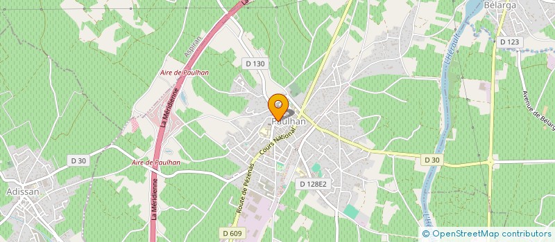 localisation de l'entreprise MONSIEUR FRANCOIS LEGLAND  PAULHAN