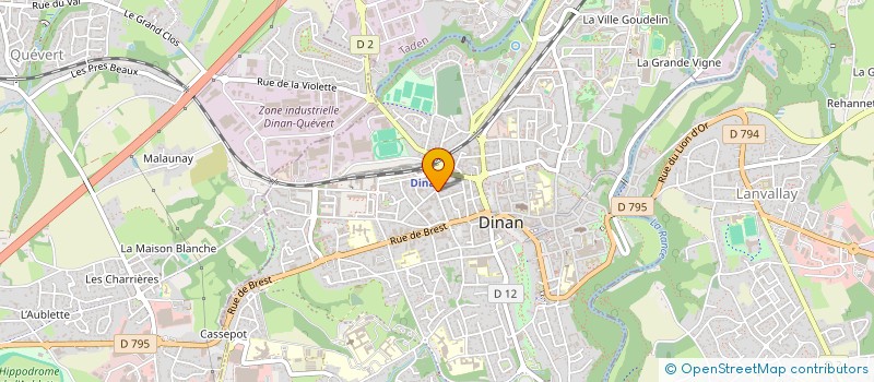 localisation de l'entreprise MONSIEUR FRANCOIS LEGRAND  DINAN